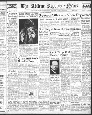 Primary view of The Abilene Reporter-News (Abilene, Tex.), Vol. 58, No. 161, Ed. 2 Tuesday, November 8, 1938