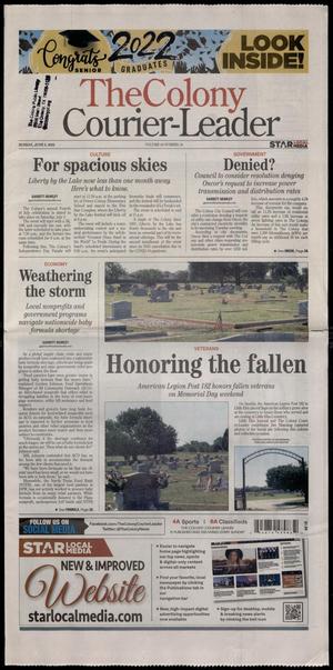 Primary view of The Colony Courier-Leader (The Colony, Tex.), Vol. 42, No. 18, Ed. 1 Sunday, June 5, 2022