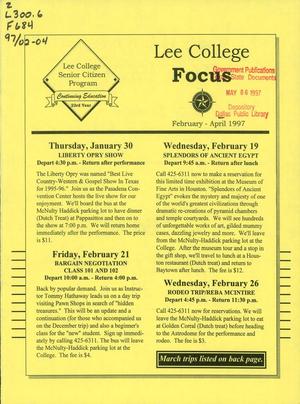Lee College Focus, February-April 1997