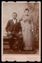 Photograph: [Portrait of an Unknown Couple in Dark Clothes]
