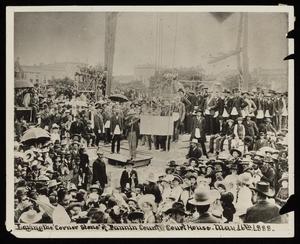 [Laying the Cornerstone of the Fannin County Courthouse]