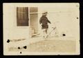 Photograph: [Burton Barnes with a Tricycle]