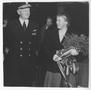 Photograph: [Fleet Admiral Chester W. Nimitz and Mary Nimitz at Christening of U.…