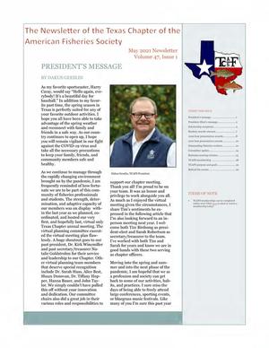 The Newsletter of the Texas Chapter of the American Fisheries Society, Volume 47, Number 1, May 2021