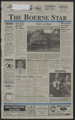 Primary view of The Boerne Star (Boerne, Tex.), Vol. 96, No. 81, Ed. 1 Tuesday, October 9, 2001