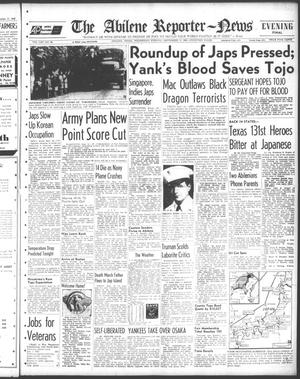 Primary view of The Abilene Reporter-News (Abilene, Tex.), Vol. 65, No. 84, Ed. 2 Wednesday, September 12, 1945