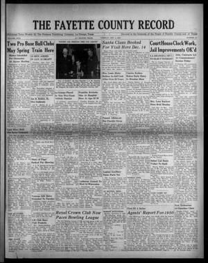 The Fayette County Record (La Grange, Tex.), Vol. 29, No. 10, Ed. 1 Tuesday, December 5, 1950
