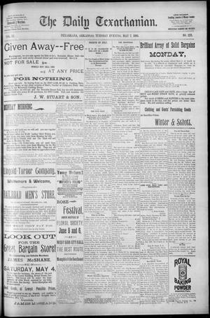 Primary view of The Daily Texarkanian. (Texarkana, Ark.), Vol. 11, No. 223, Ed. 1 Tuesday, May 7, 1895