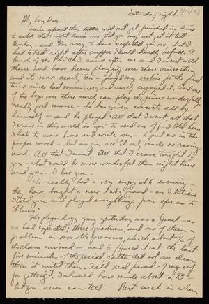 [Letter from Felix Butte to Elizabeth Kirkpatrick - March 17, 1923]
