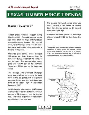 Texas Timber Price Trends, Volume 27, Number 3, May/June 2009