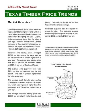 Texas Timber Price Trends, Volume 28, Number 3, May/June 2010