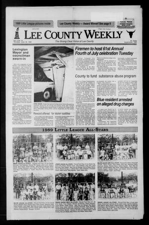 Lee County Weekly (Giddings, Tex.), Vol. 4, No. 31, Ed. 1 Thursday, June 29, 1989