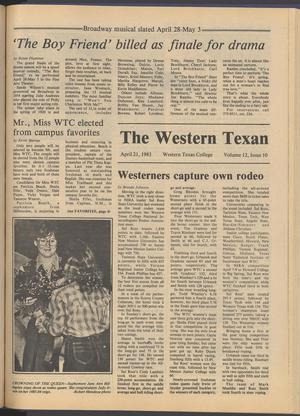 The Western Texan (Snyder, Tex.), Vol. 12, No. 11, Ed. 1 Thursday, April 21, 1983