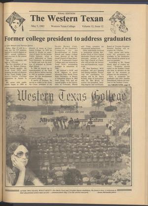The Western Texan (Snyder, Tex.), Vol. 12, No. 12, Ed. 1 Thursday, May 5, 1983