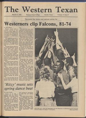 The Western Texan (Snyder, Tex.), Vol. 13, No. 9, Ed. 1 Thursday, March 22, 1984