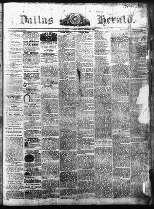 Primary view of Dallas Herald. (Dallas, Tex.), Vol. 18, No. 4, Ed. 1 Saturday, October 8, 1870
