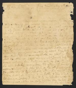 Primary view of [Letter from Ann Upshur Eyre to her sister Elizabeth Upshur Teackle, May 9, 1805]