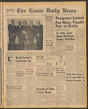 The Ennis Daily News (Ennis, Tex.), Vol. 78, No. 68, Ed. 1 Sunday, March 22, 1970