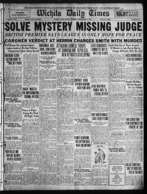 Primary view of Wichita Daily Times (Wichita Falls, Tex.), Vol. 18, No. 114, Ed. 2 Thursday, September 4, 1924