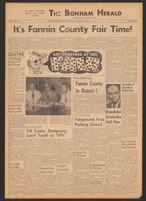 The Bonham Herald (Bonham, Tex.), Vol. 33, No. 4, Ed. 1 Thursday, October 21, 1971