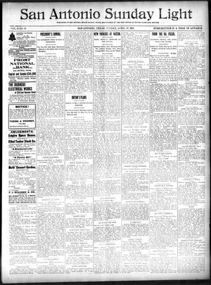 San Antonio Sunday Light (San Antonio, Tex.), Vol. 20, No. 99, Ed. 1 Sunday, April 28, 1901