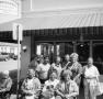 Photograph: First Baptist Church Members Outside a Restaurant