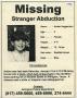 Photograph: [APD "Missing" flyer for Amber Haggerman, 1996]