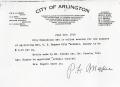 Legal Document: [City of Arlington document appointing Mrs. C.C. Rogers as the City M…