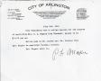 Legal Document: [City of Arlington document appointing Mrs. C.C. Rogers as the City M…