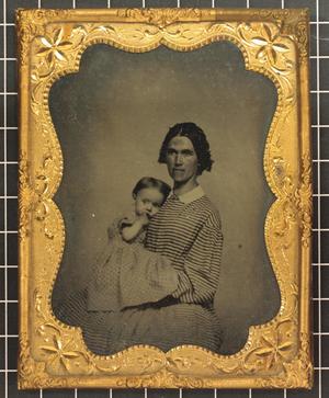 [Portrait of Mrs. VanUxen and Daughter]