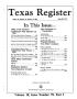Journal/Magazine/Newsletter: Texas Register, Volume 18, Number 78, Part I, Pages 6973-7077, Octobe…
