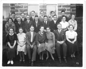 Primary view of [Weatherford College class picture #2, c. 1930]
