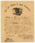 Legal Document: [Discharge Paper for Hamilton K. Redway, April 15,1866]