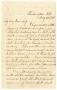 Letter: [Letter from Hamilton K. Redway to Loriette Redway, May 25, 1867]