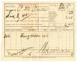 Legal Document: [Receipt for taxes paid, 1898]