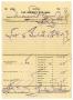 Legal Document: [Receipt for taxes paid, April 1, 1909]