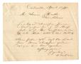 Letter: [Letter from A. Carli & Bro. to Ferdinand Louis Huth, April 22, 1871]