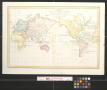 Map: Carte de l'état du monde vers la fin du XVème siècle avec le tracé de…