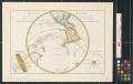 Map: Mappe-monde sur un plan horizontal situé à 45 d. de latitude sud hemi…