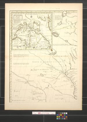 Primary view of Amerique septentrionale avec les routes, distances en milles, villages et etablissements [Sheet 1].