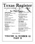 Journal/Magazine/Newsletter: Texas Register, Volume 16, Number 83, (Part II), Pages 6441-6500, Nov…