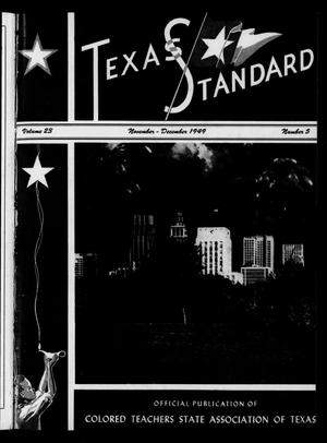 The Texas Standard, Volume 23, Number 5, November-December 1949