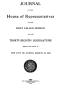 Legislative Document: Journal of the House of Representatives of the First, Second, and Thi…