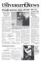 Newspaper: The University News (Irving, Tex.), Vol. 33, No. 4, Ed. 1 Wednesday, …