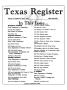 Journal/Magazine/Newsletter: Texas Register, Volume 15, Number 35, Pages 2609-2651, May 8, 1990