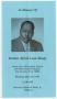 Pamphlet: [Funeral Program for Alfred Louis Brady, July 28, 1997]