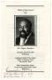 Pamphlet: [Funeral Program for Major Chambers, March 18, 1993]