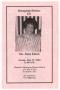 Pamphlet: [Funeral Program for Irene Davis, May 23, 2000]