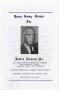 Pamphlet: [Funeral Program for James Russell, Sr., August 21, 1971]