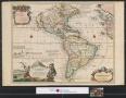 Map: L'Amerique meridionale et septentrionale : dressée selon les derniere…